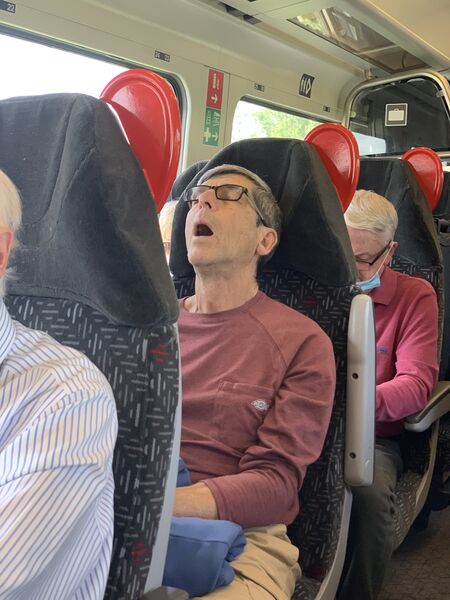 catching flies on the way to Wales